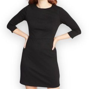 Old Navy Ponte Sheath Dress Medium Black